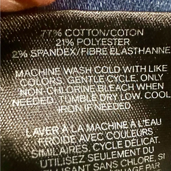 Express Perfect Denim Ankle Legging High Rise 00 - Picture 8 of 9